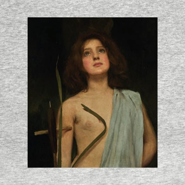 A Young Saint by John William Waterhouse by Classic Art Stall